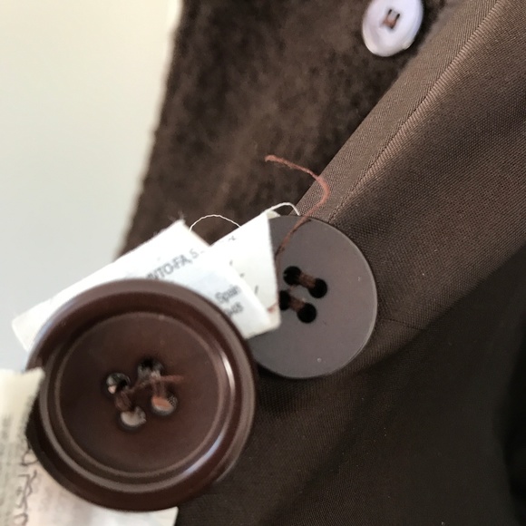 Mango MNG Bouclé Button Front Coat & Coordinating Hat - Picture 6 of 8